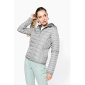 Ladies' lightweight hooded padded jacket